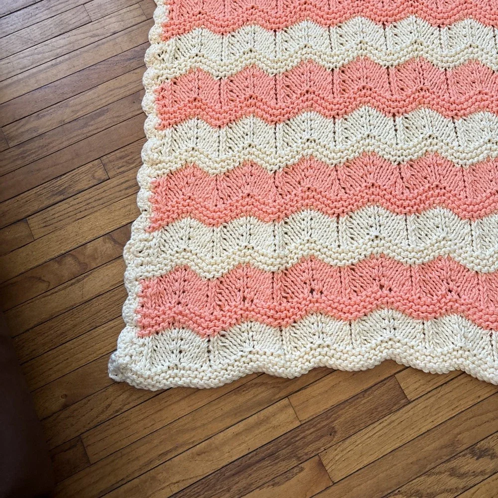 Handmade‎ Crochet Afghan Small Blanket Throw Lap Blanket 43 x 50